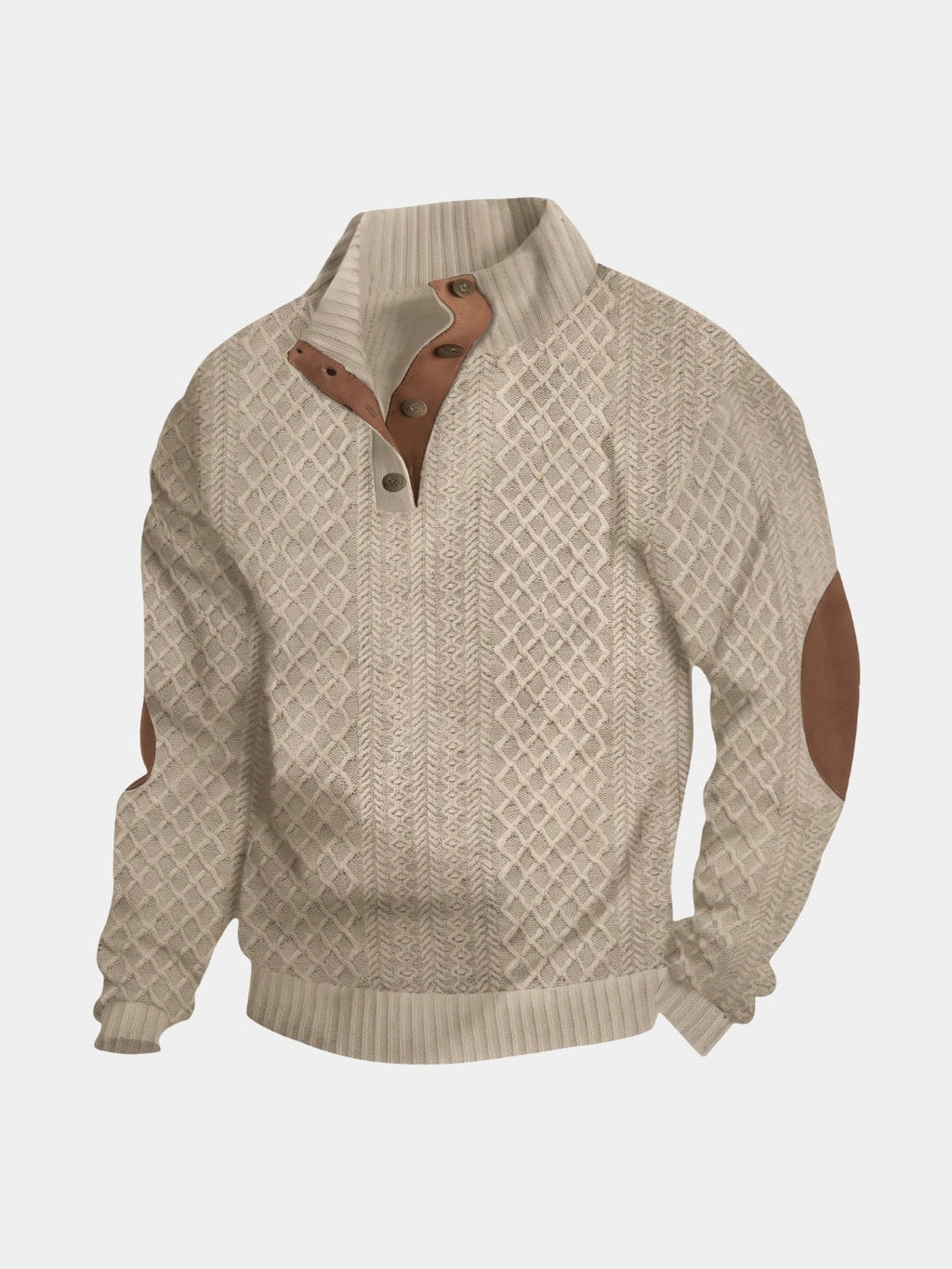 Klassisches Rollkragen-Jersey - Cross & Crown