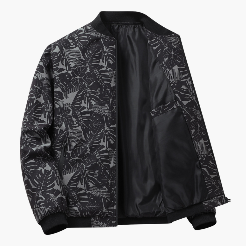 Elegante chaqueta bomber para hombre
