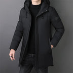 Chaqueta larga y elegante para hombre