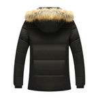 Elegante chaqueta de invierno de forro polar acolchada