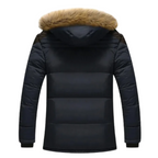 Elegante chaqueta de invierno de forro polar acolchada