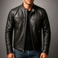 Chaqueta Cuero Vintage Hombre Premium