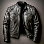 Chaqueta Cuero Vintage Hombre Premium