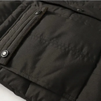 Elegante chaqueta de invierno de forro polar acolchada