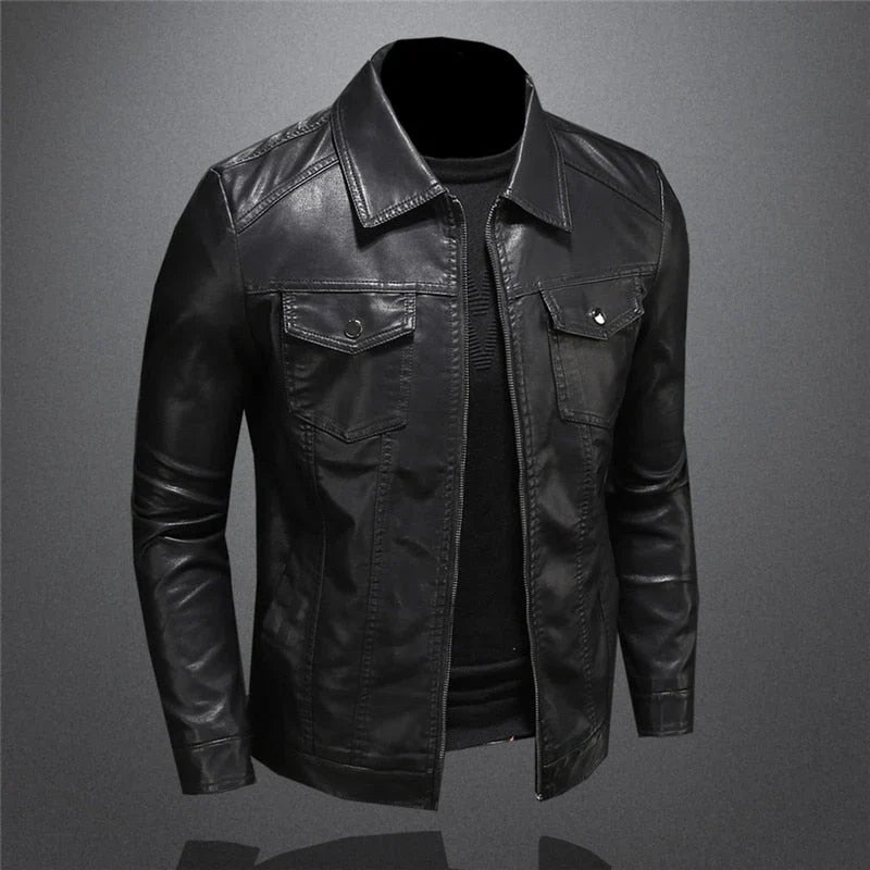 Chaqueta de cuero Alessandro