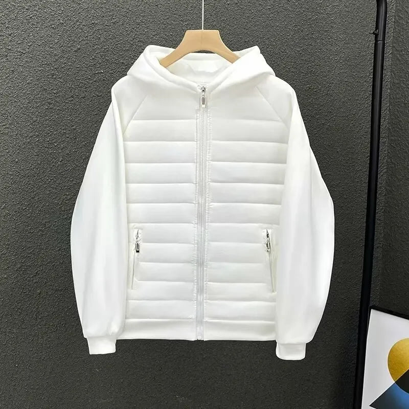 Elegante chaqueta acolchada de algodón