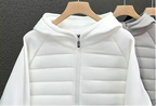 Elegante chaqueta acolchada de algodón
