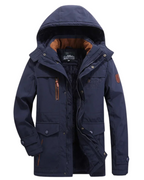 Elegante chaqueta de invierno acolchada