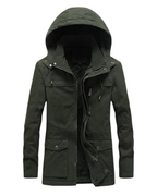 Chaqueta de invierno elegante y cortavientos