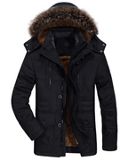 Chaqueta de invierno de algodón con capucha