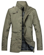 Chaqueta elegante y cortavientos