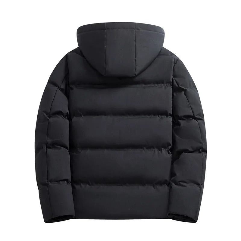 Elegante chaqueta de forro polar con capucha