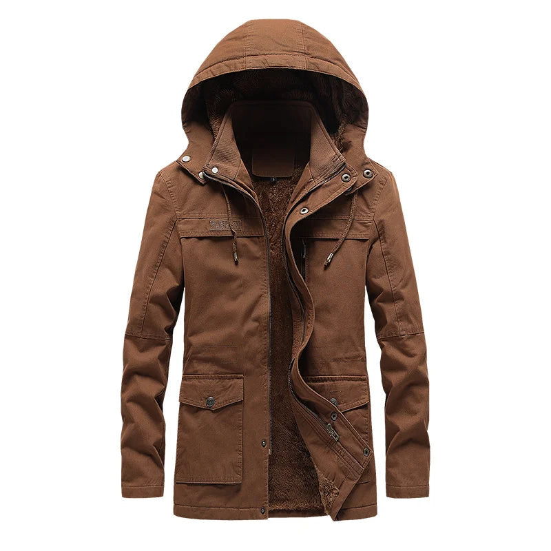 Chaqueta de invierno informal de algodón