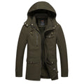 Elegante chaqueta de invierno acolchada de algodón