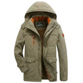 Elegante chaqueta de invierno acolchada