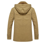 Elegante chaqueta de invierno acolchada de algodón