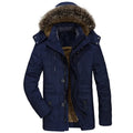 Chaqueta de invierno de algodón con capucha